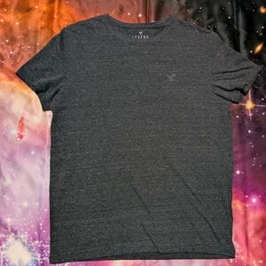 American Eagle Outfitters Dark Gray Short Sleeve Tee
